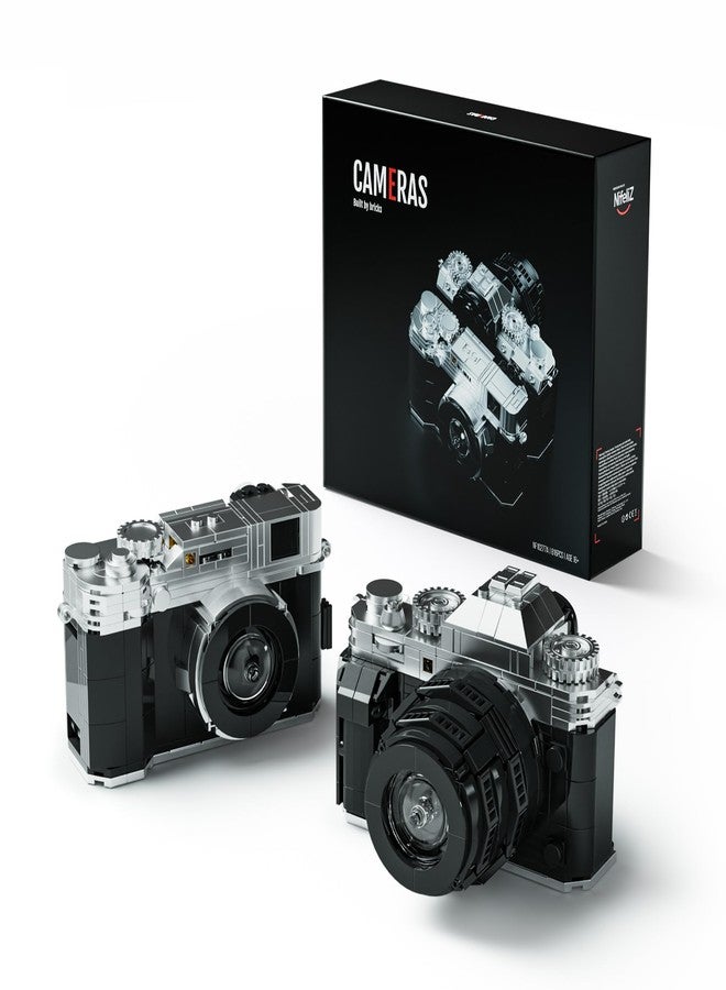 Nifeliz Cameras Building Set for Adults, 2 Collectible Camera Models to Build and Display, Creative Gift for Photographers (816PCS, NF10277A) - Image 1